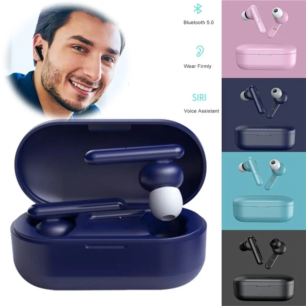 Bluetooth Wireless Stereo Headsets TWS Earphones Earbuds for iPhone 11 Samsung S20 S10 LG G Stylo Motorola E G