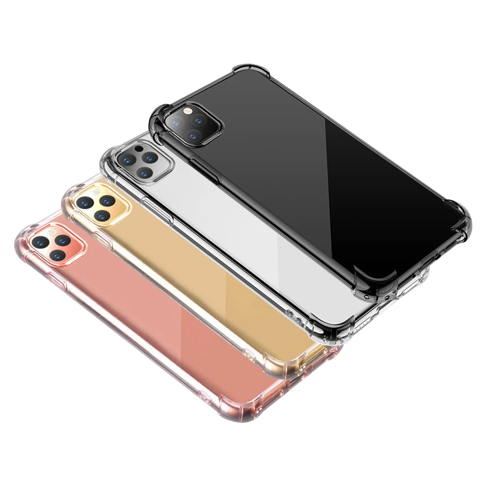 Ультратонкий чехол из ТПУ для iphone с подушкой безопасности противоударный
