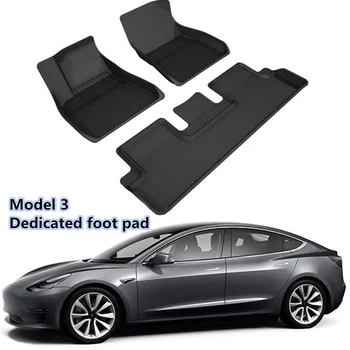 

For Tesla Model 3 Fully Surrounded Special Foot Pad Car Waterproof Non-slip Floor Mat TPE XPE Modified Accessories Left hand dr