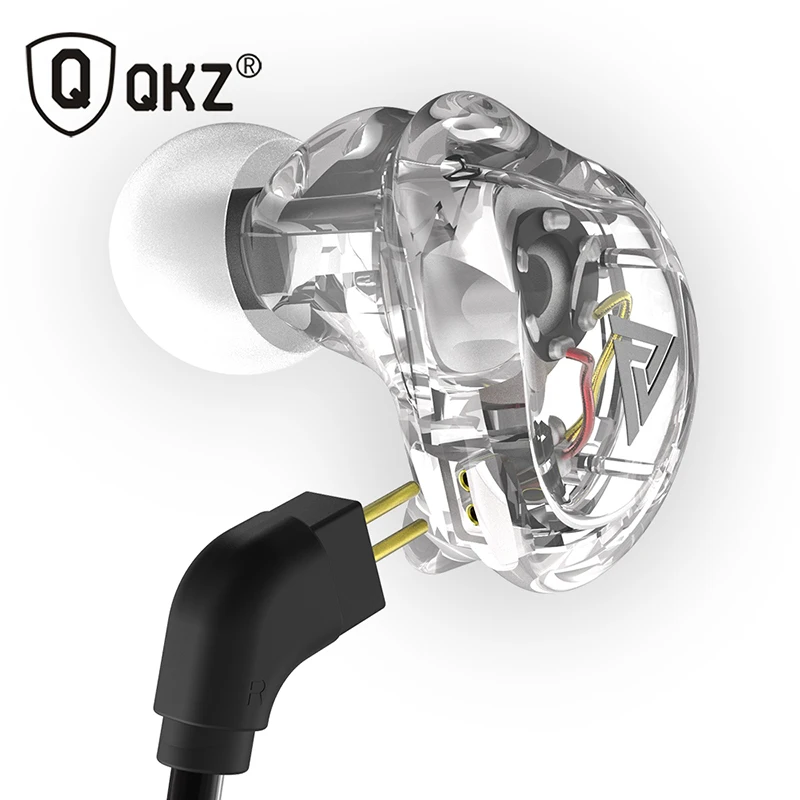 Новинка QKZ VK1 4DD наушники-вкладыши HIFI DJ Monito спортивные наушники для бега наушники-вкладыши ZS10 ZS6 fone de ouvido audifonos