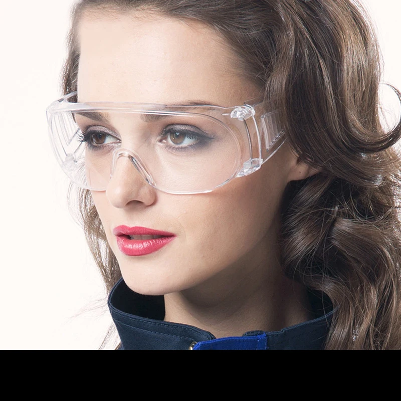 

Protective Safety Glasses Work Anti Dust Glasses Anti-Fog Antisand Windproof Anti Dust Saliva Transparent Goggles Eye Protection