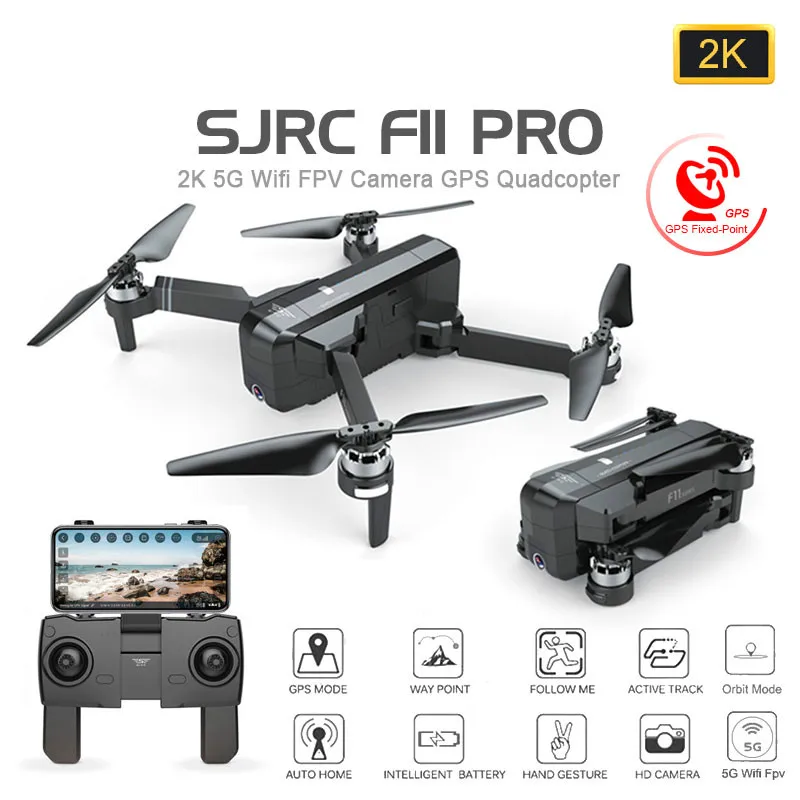 

F11 PRO GPS RC Drone with Wifi FPV 1080P/2K HD Camera F11 Brushless Quadcopter 25 Minutes RC Helicopters Foldable Drone Vs SG906