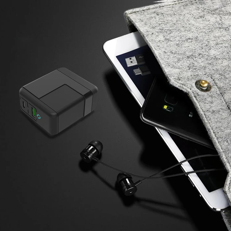 HKHUIBANG USB зарядное устройство портативное быстрое зарядное устройство QC3.0 для huawei Xiaomi samsung QC3.0 дорожный адаптер type-c PD зарядное устройство для iPhone 11