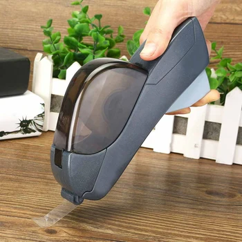 

12/19Mm One Press Tape Dispenser Handheld Adhesive Holder Packaging Cutter Tools Sealing Machine Office School Supplies hot sale