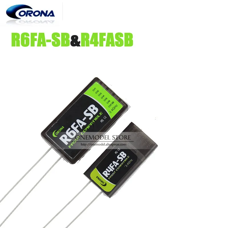 

Original Corona R6FA-SB/R4FA-SB r6fasb/r4fasb S.BUS 2.4GHz FASST Receiver For RC Quadcopter Compatible with FUTABA 14SG FASST