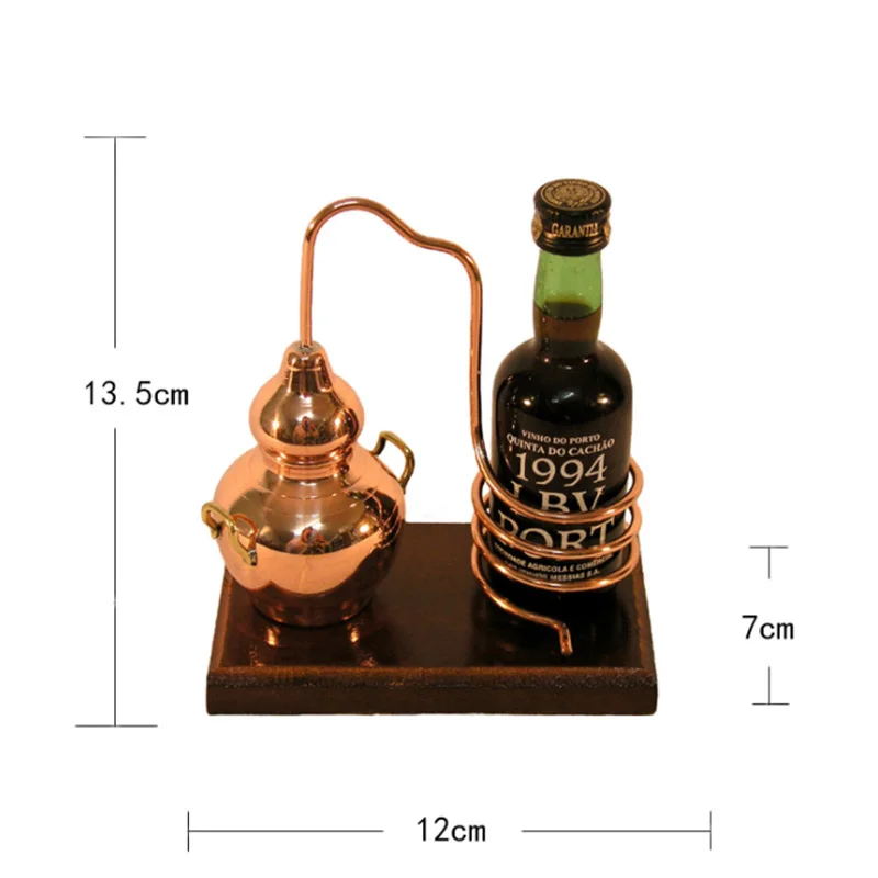 Ручной работы дистиллятор из чистой меди Дистилляция эфирных масел декоративный