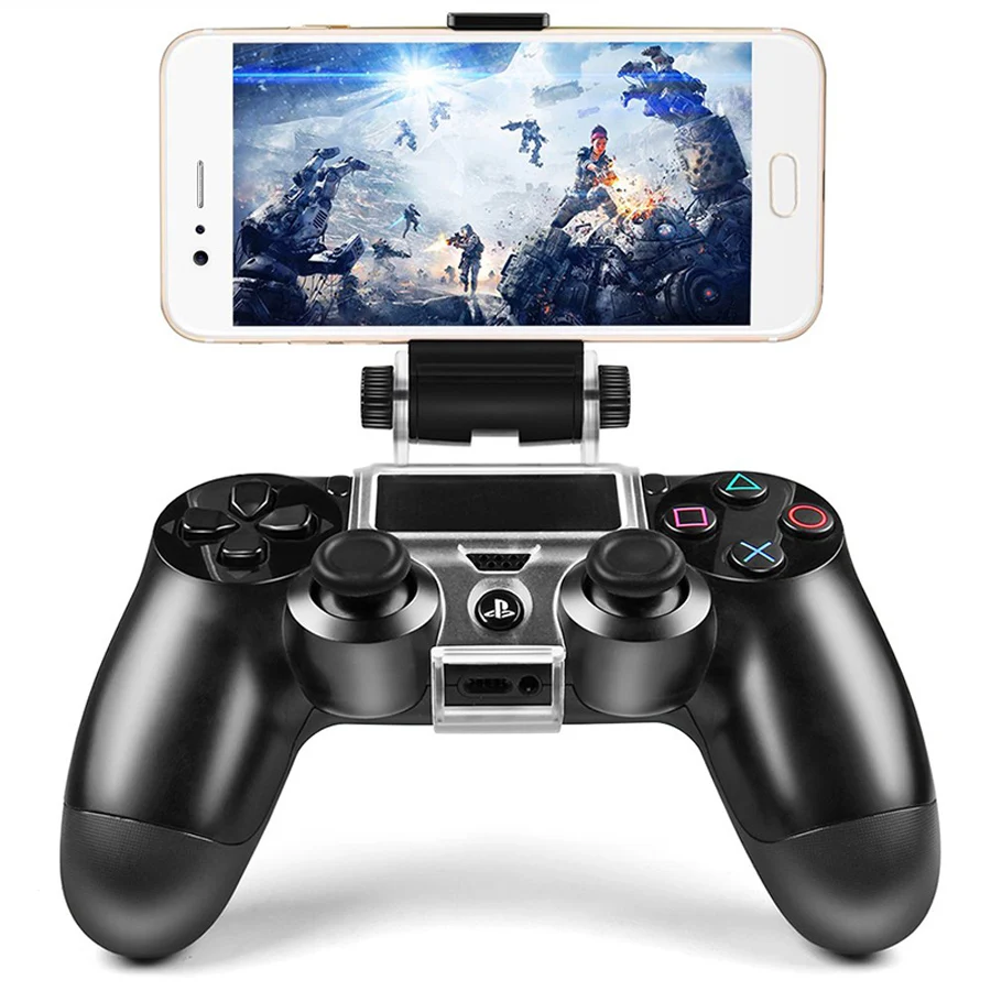

2019 PS4/Slim/Pro Game Controller Holder Foldable PS 4 Gamepad Stand 270° Degree Adjustanble Angle Support 6-Inch Mobile Phone