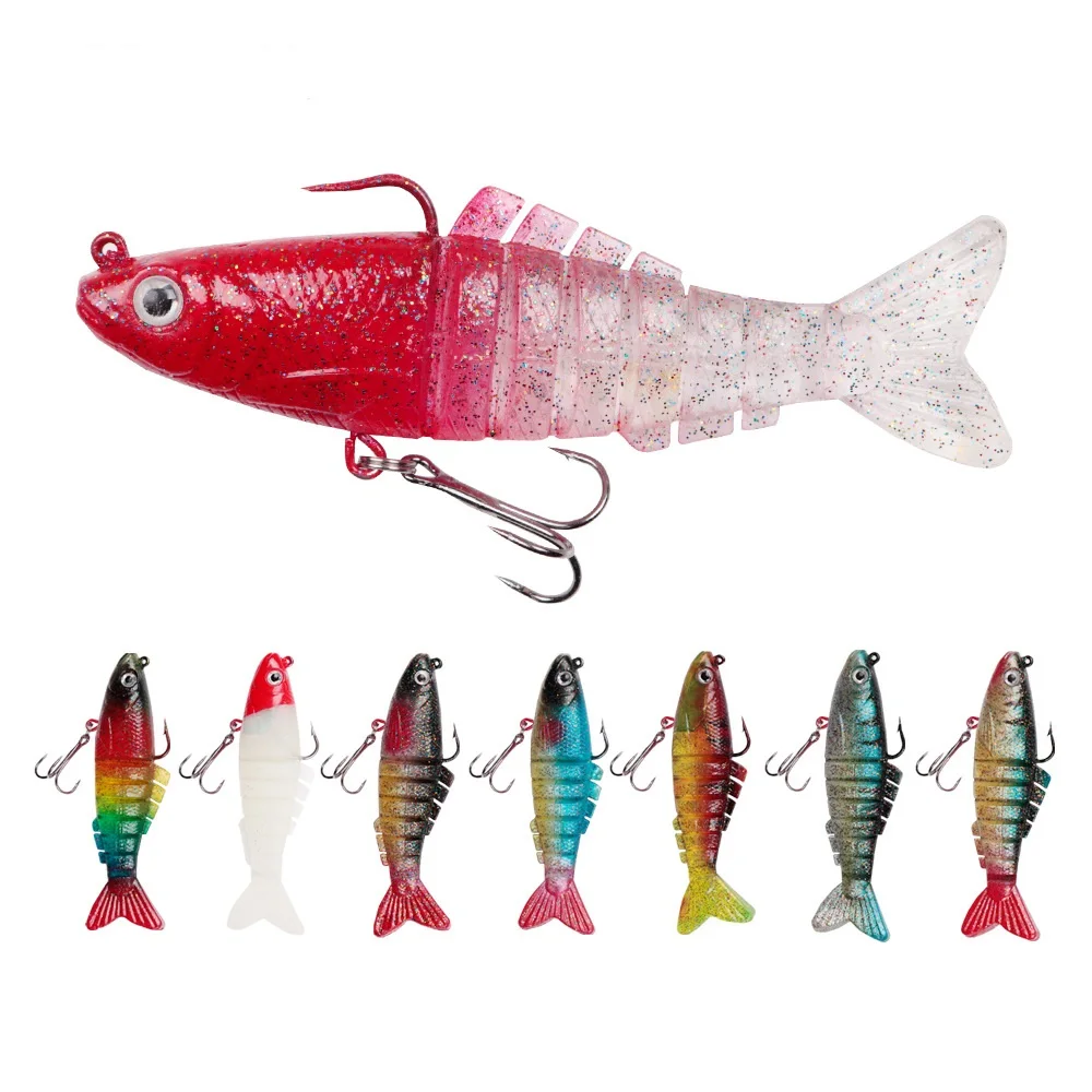 

1PCS 8.5cm 17g Multi Section Bait Swimbait Wobblers Fishing Lures For Bass Pike Artificial Bait Hard Lure Fish Goods Tackle