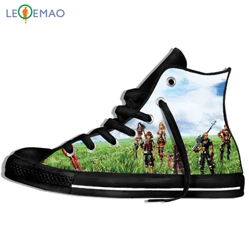 

Custom Logo Image Printing Sneakers Shoes Men Funy Xenoblade Chronicles Comfortable Canvas Breathable Zapatos De Mujer Outdoor