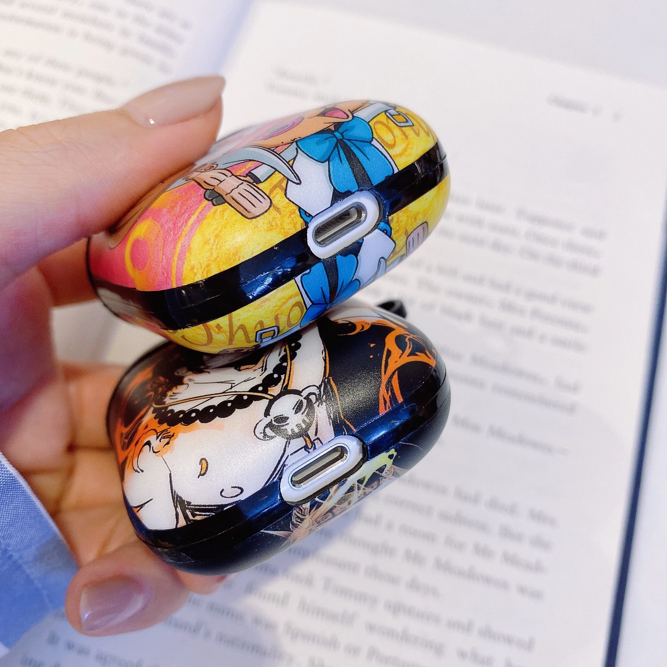 Мультяшный цельный чехол для Apple AirPods 2 1, мягкий чехол для зарядки из ТПУ, беспроводной Чехол для наушников с Bluetooth