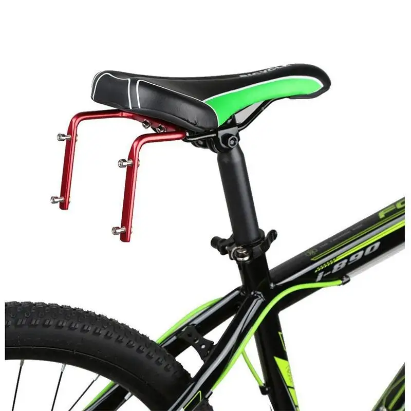

Aluminium Alloy Double Water Bottle Holder Cage Adapter Rack for Bike Bicycle Cycling Back Seat Saddle