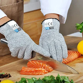 

Cut Resistant Gloves,Level 5 Protection Food Grade Kitchen Safety Gloves for Meat Cutting,Cooking,Slicing,Chopping 1 Pair