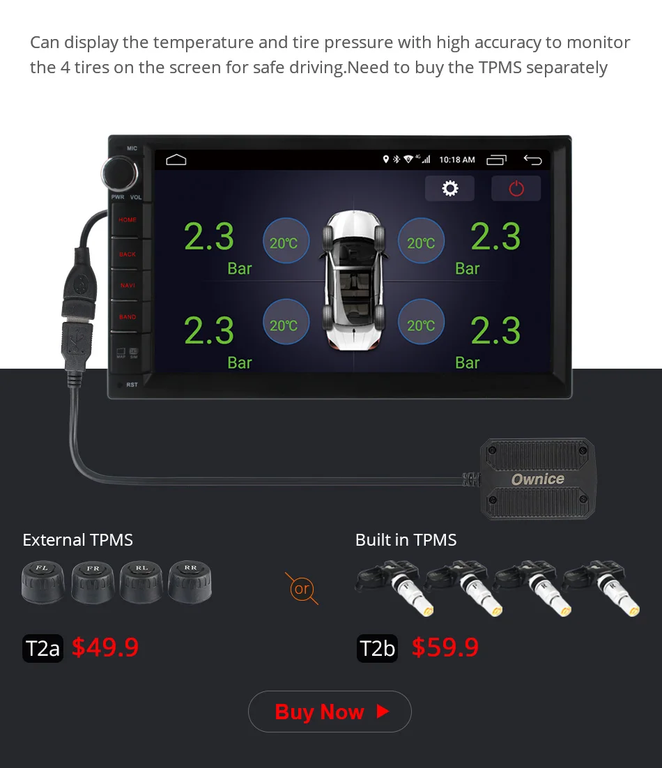 Discount Ownice K1 K2 Android 9.0 Octa 8 core Radio 2 din universal car radio Player GPS no dvd support 4G LTE Network DAB+ TPMS 29