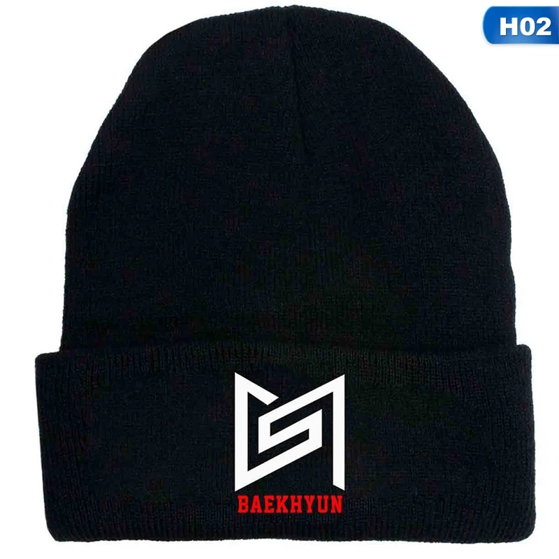 2 Осень зима мужская женская мода KPOP Super M Fans Hat djustable Skullies& Beanies - Цвет: 2