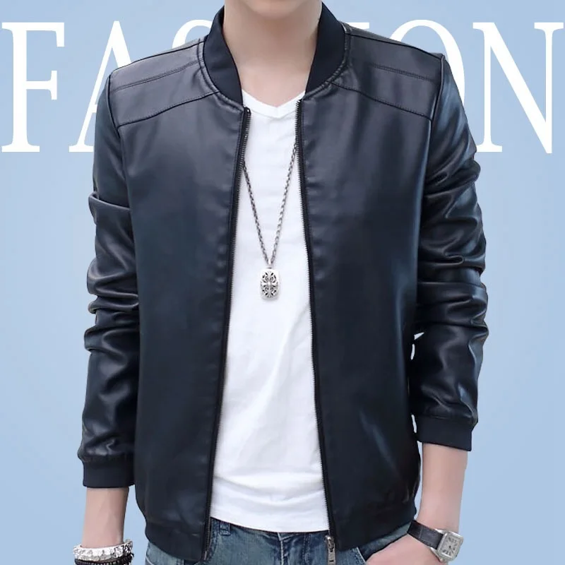 Мужская Дизайнерская Толстая плюшевая зимняя теплая деловая умная повседневная куртка, Мужское пальто из искусственной кожи с воротником-стойкой