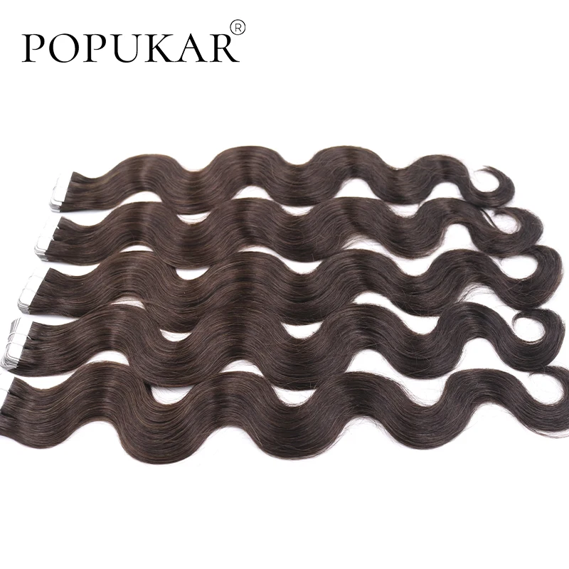 Popucar Новое поступление 40 г лента на remy человеческие волосы бесшовные русские для