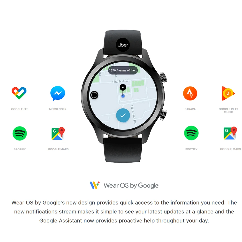 Смарт-часы Xiaomi TicWatch C2, уличные умные часы, 24 часа, монитор сердечного ритма, IP68, водонепроницаемые, gps, смарт-фитнес-трекер, NFC оплата