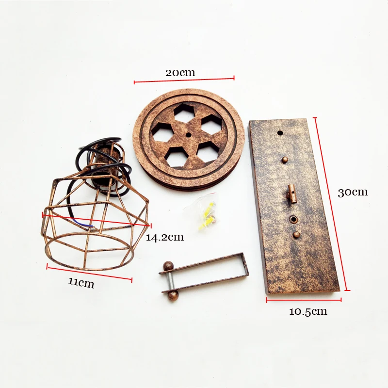 Skup CE retro loftowa lampa wisząca światło wiszące koło pasowe kinkiet nawa restauracyjna pub cafe światło biustonosz kinkiet latarnia oprawa