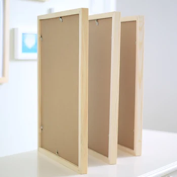 

High Quality Phtoto Frame Wooden White Frame Wooden Black Frame for 3D Poster