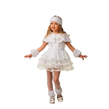 

Carnival costume "Snowflake Snowman", size 26, height 104 cm