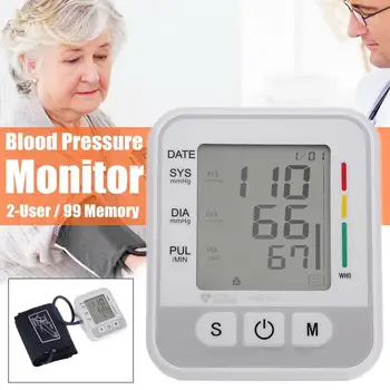 

Professional Automatic Blood Pressure Monitor BP Sphygmomanometer Pressure Meter Tonometer for Measuring Arterial Pressure