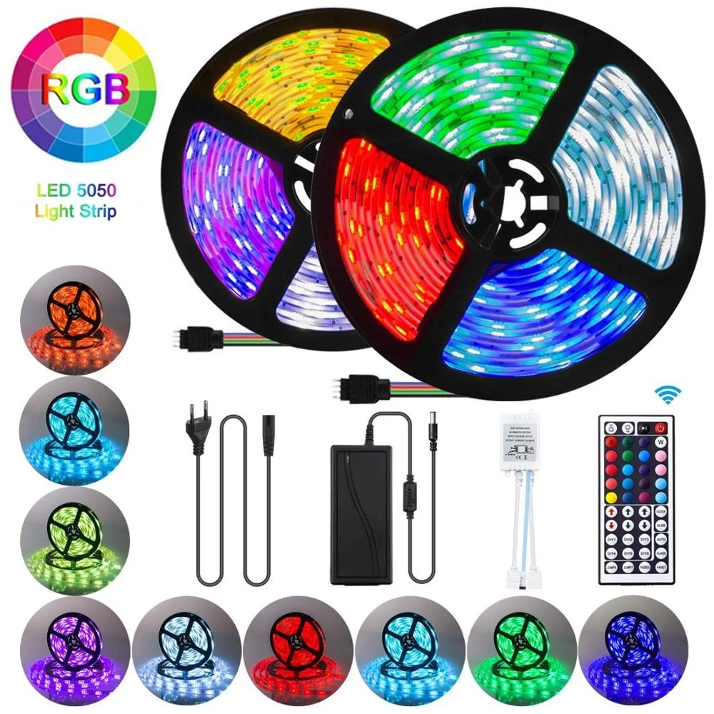 Светодиодная ленсветильник 5 м водонепроницаемая светодиодная лента 5050 RGB SMD 2835