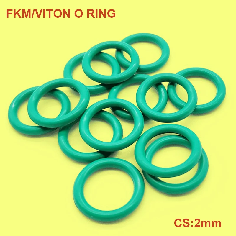 CS 2 мм FKM VITON уплотнительное кольцо фторрезиновое масляное уплотнение шайба