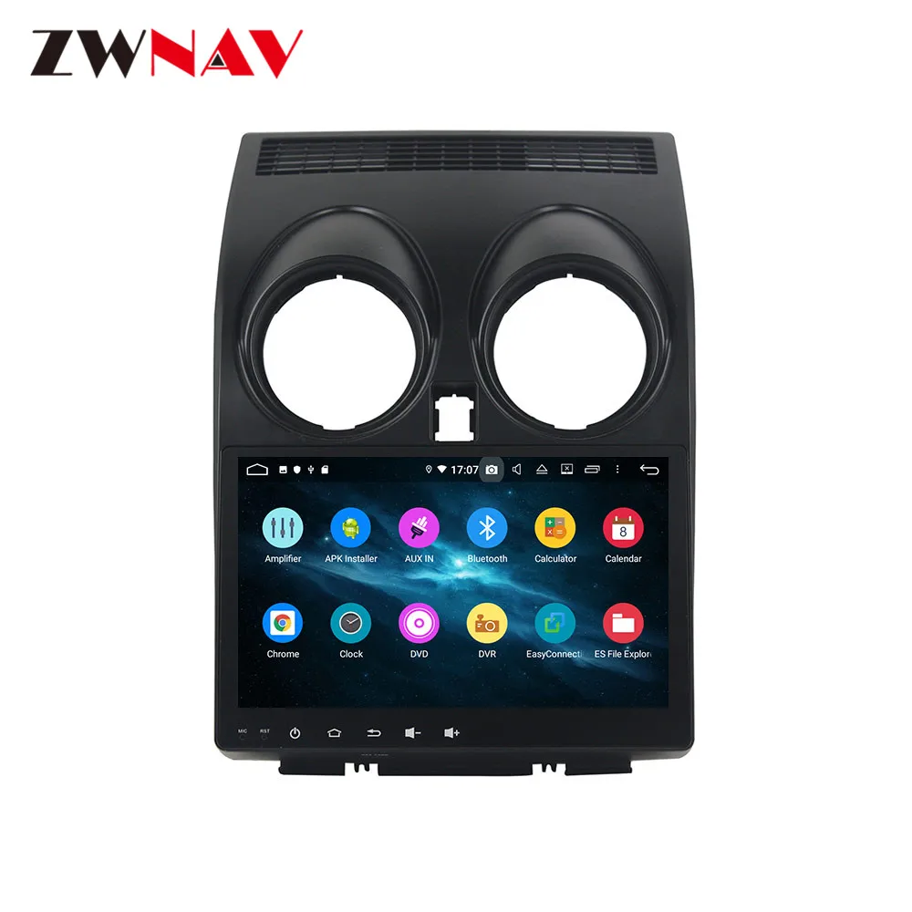 DSP Android 9 Автомобильный gps навигатор мультимедийный плеер для Nissan Qashqai 2008- авто головное устройство с радио магнитофон без DVD плеер