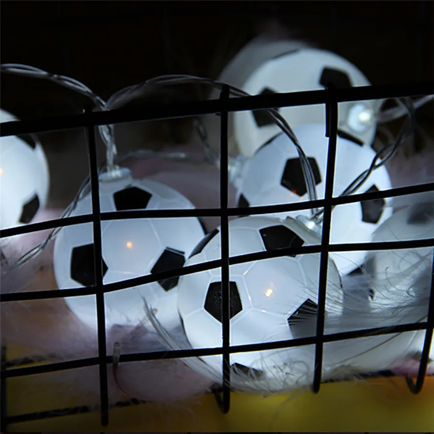 Свадебные декоративные огни, 1 шт., футбольные огни с 10LED лампами, бусинами, для создания освещения, DIY, вечерние украшения