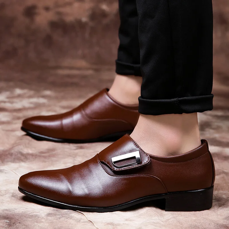 

Men's Leather Shoes Men Business Formal Wear 2019 Shoe Male Shoes Large Size Men's Shoes
