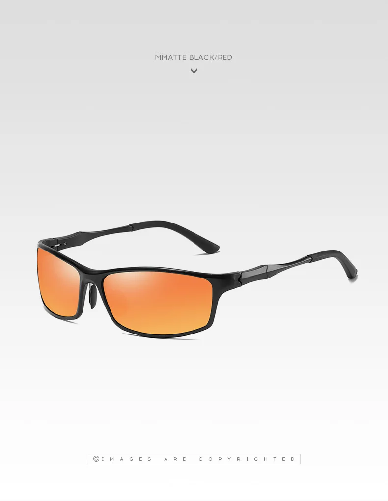 Мужские поляризационные солнцезащитные очки для спорта очки для вождения открытого транспорта мужские металлические оправы