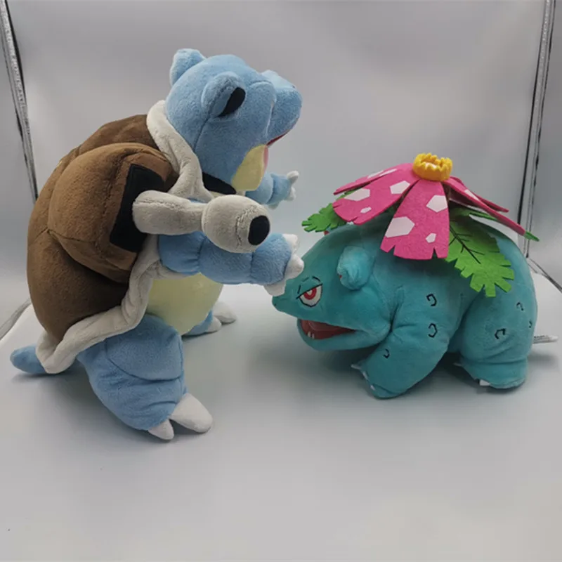 Оригинальная аутентичная серия Пикачу Blastoise and Venusaur плюшевые игрушки мягкие игрушки кукла Подарите вашему ребенку подарок на день рождения