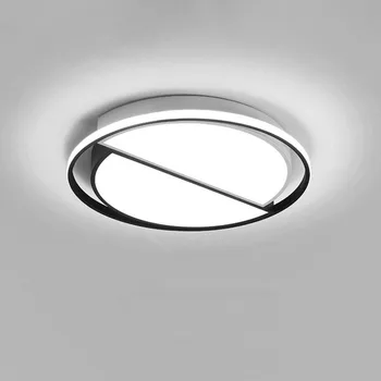 

Modern Round Iron Living Room Chandelier Fixtures LED Lustre Bedroom Restaurant Dimmable Chandeliers Lighting Home Lampara Techo