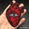 Red Ghost Heart Patches for Clothing Embroidered Iron On Badges Stripes for Clothes Stickers Appliques DIY Decoration Patch ► Photo 3/6