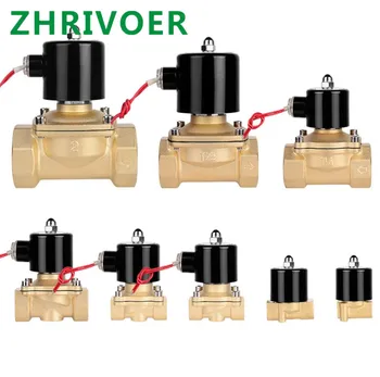 

DN8/10/15/20/25/50 Normally Closed Pneumatic for Water Oil Air 12V 24V 220V 110V Electric Solenoid Valve 1/4" 3/8" 1/2" 3/4" 1"
