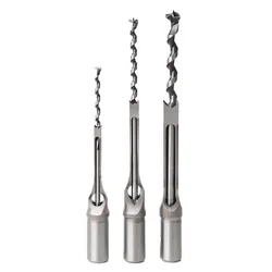 Forets hélicoïdaux carrés HSS, jeu d'outils pour le travail du bois, ciseau à mortaises, scie à trous carrés pour le travail du bois, 6.0mm ~ 13mm 