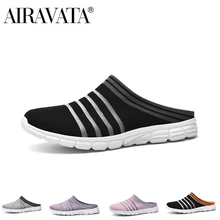 

Airavata Lazy Half Slippers Unisex Men's and Women's Couple Slip On Four Seasons Outdoor Lightweight Male Breathable Shoes