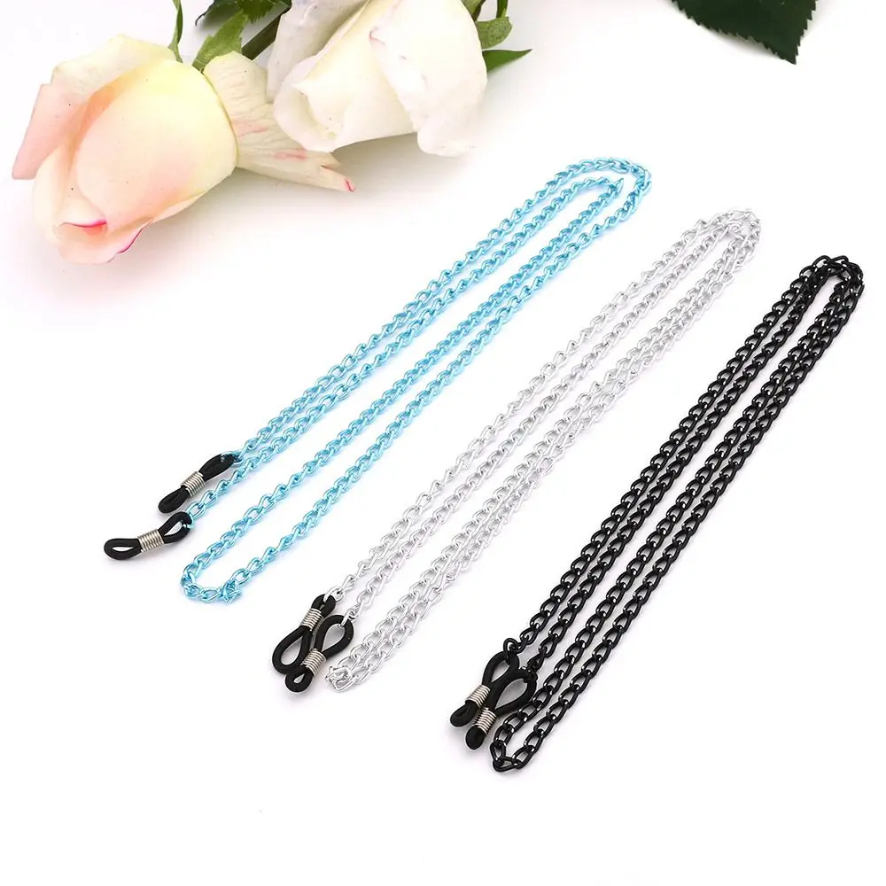 

Hot Sale 1PC Newest Fashion Metal Sunglasses Eyeglass Chain Adjustable Ends Glasses Holder Retainer Neck strap Rope High Quality