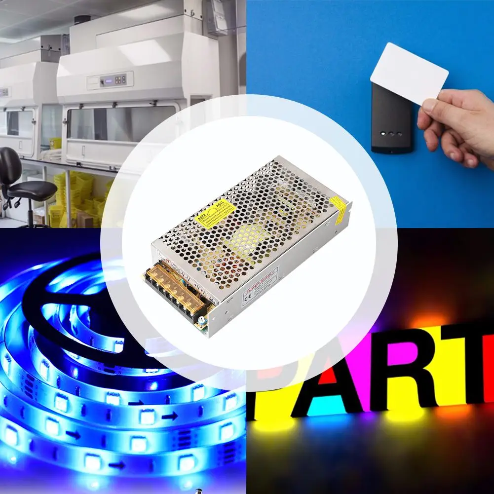 12V10A 120 Вт адаптер питания Быстрое рассеивание тепла коррозионно-стойкий преобразователь трансформатор для светодиодных лент