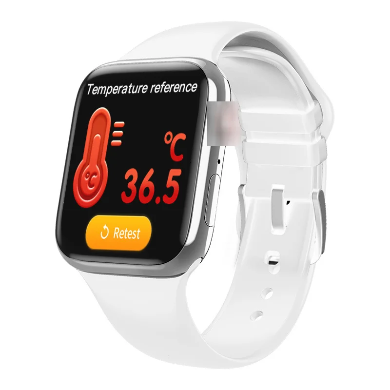 Смарт часы Smart Bluetooth w98 с функцией измерения температуры ЭКГ