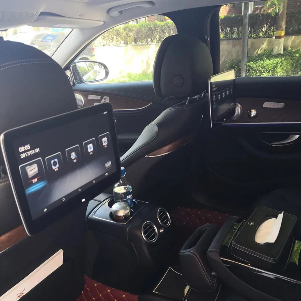 В автомобиле dvd-плеер подголовник ТВ монитор для Mercedes W205 c-класс подтяжка лица с кодом 866 подготовка заднего сиденья Развлечения