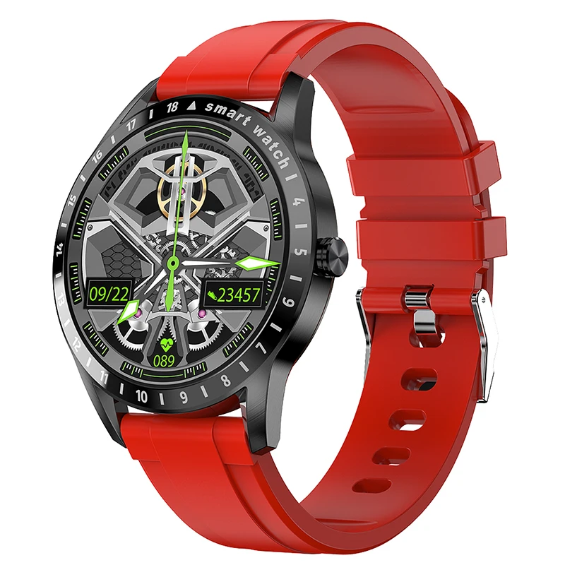 LIGE 2022 New Full Touch Round AMOLED Screen Smart Watch Men Sport Fitness IP68 Waterproof Mens Bluetooth Smartwatch Android iOS 