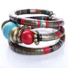 Women  Fashion Bracelet Jewelry Silver Color Faux  Boho Adjust Bangles Charm Chic Beads Bracelets 1