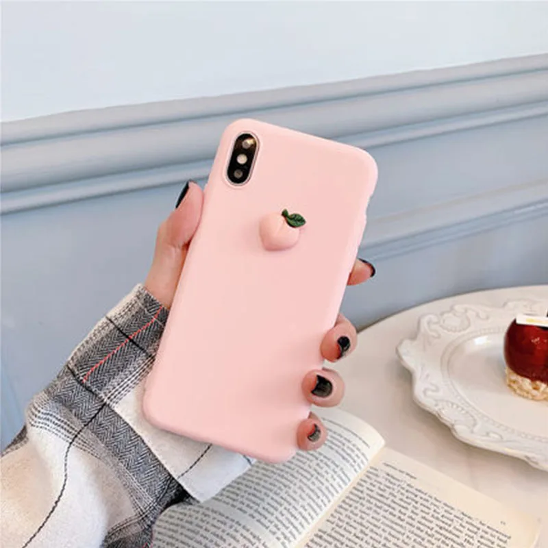 K3dfen-taozi 3D Карамельный цвет авокадо чехол с фруктовым принтом для Huawei P20 P30 Коврики 20 10 Lite Pro Honor 8X9X10 10i 20i 20 7X 8A 8C силиконовый чехол матовый - Цвет: K3dfen-taozi