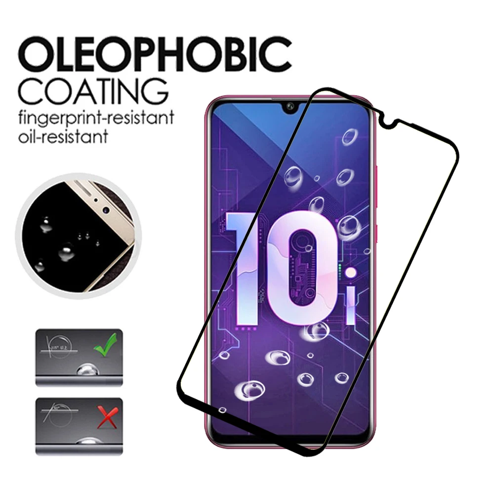 Защитное стекло 2 в 1 для huawei honor 10i защита объектива камеры на honer 10 i honor10i HRY LX1 honor10