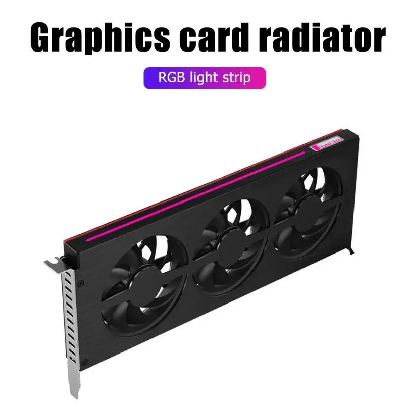 JONSBO VF-1 RGB Освещение видеокарта охлаждающий вентилятор Поддержка AURA Материнская плата Видеокарта радиатор для NVIDIA GTX/AMD RX
