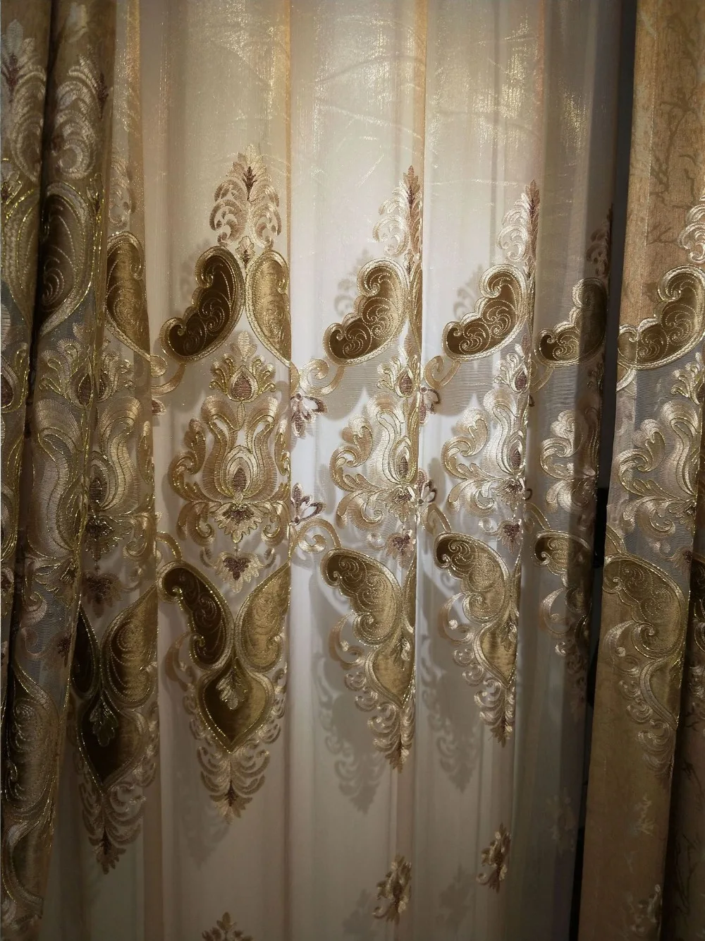 Европейская роскошная отвесная занавеска высокого качества, модные Жаккардовые Плотные затемненные занавески для гостиной, спальни, кухни