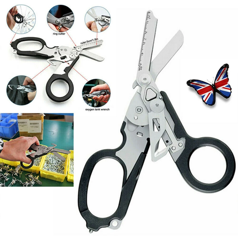 Raptor Response Emergency Shears With Strap Cutter And Glass Breaker