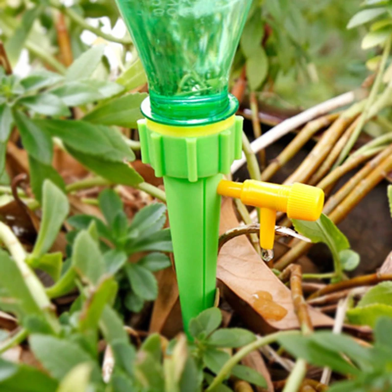 Automatic Plant Water Seepage Organ Drop Dawdler Valve Adjust Flower Self Watering Spikes Stakes Irrigation System | Дом и сад