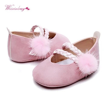 

New Hot Summer Baby Girls Retro Toddlers Prewalkers Suede PU Shoes Infant Soft Bottom First Walkers Weave For 0-18M